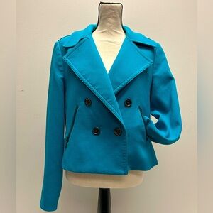 Bellefleur- Women's Double-Breasted Blue Jacket